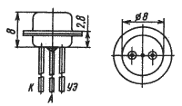 Корпус тиристоров КУ103, КУ103А, КУ103В