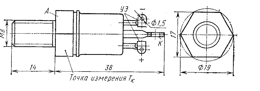 Корпус тиристоров ТО132-25, ТО132-40