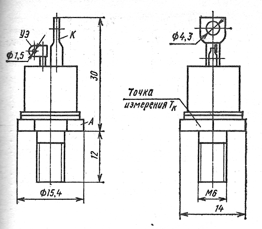 Корпус тиристоров ТС2-10, ТС2-16, ТС2-25